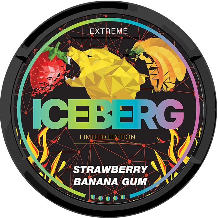 Iceberg Strawberry Banana Gum 50mg
