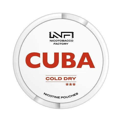 CUBA Cold Dry 16mg – Snus Ireland
