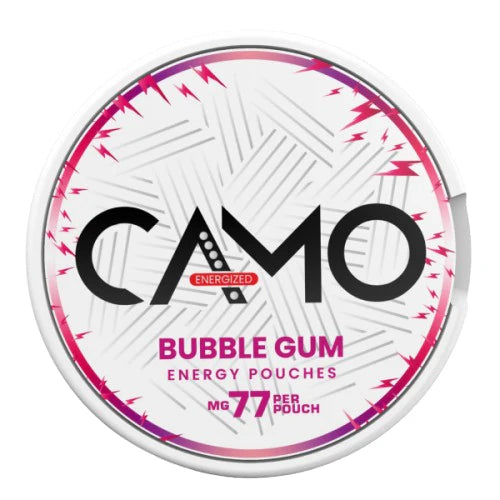 CAMO BUBBLEGUM 77MG(CAFFEINE POUCHES)