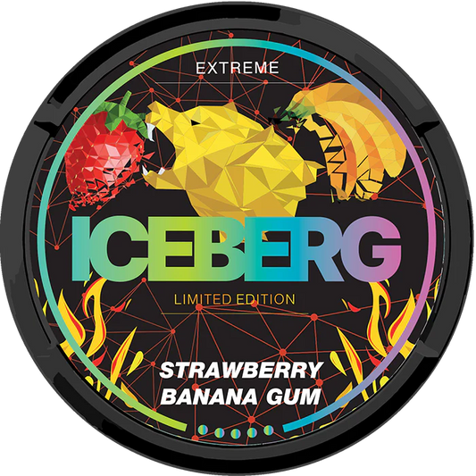 Iceberg Strawberry Banana Gum 50mg