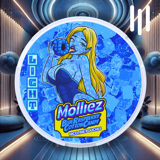 Molliez Blue Raspberry Cotton Candy 20MG