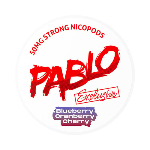 PABLO Exclusive Blueberry Cranberry Cherry 50mg