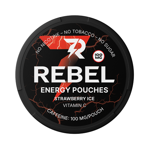 REBEL ENERGY - Strawberry Ice 100mg caffeine